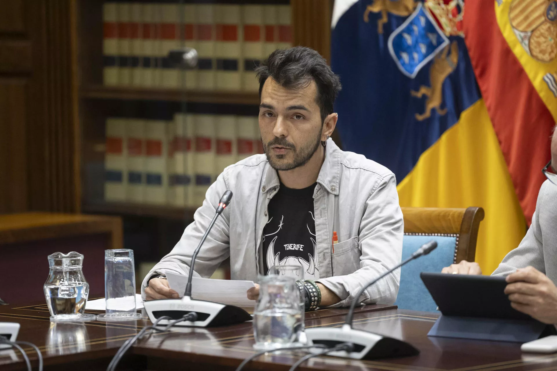 El delegado de personal del Instituto Canario de Desarrollo Cultural, Daniel Santos Brito. EFE/ Miguel Barreto