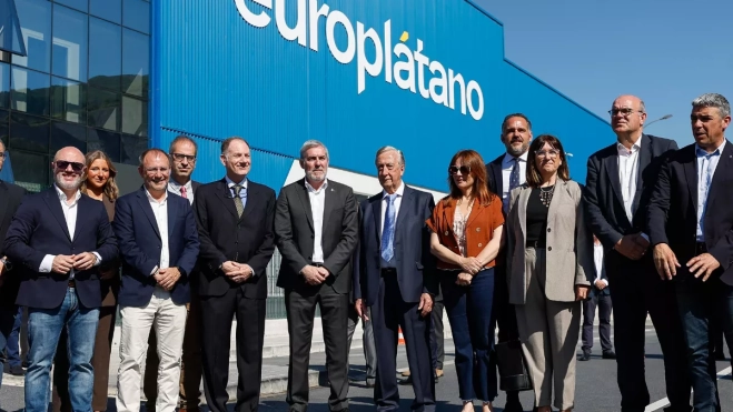 Inauguración de la nueva planta de maduración de Europlátano / MIGUEL TOÑA - EFE Inauguración de la nueva planta de maduración de Europlátano / MIGUEL TOÑA - EFE