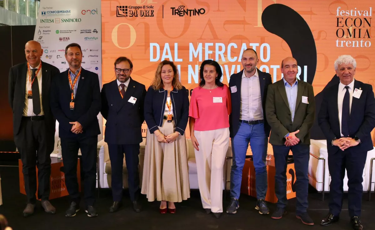 La presidenta del Parlamento de Canarias, Astrid Pérez, participó este jueves en el Festival de la Economía de Trento / PARLAMENTO DE CANARIAS
