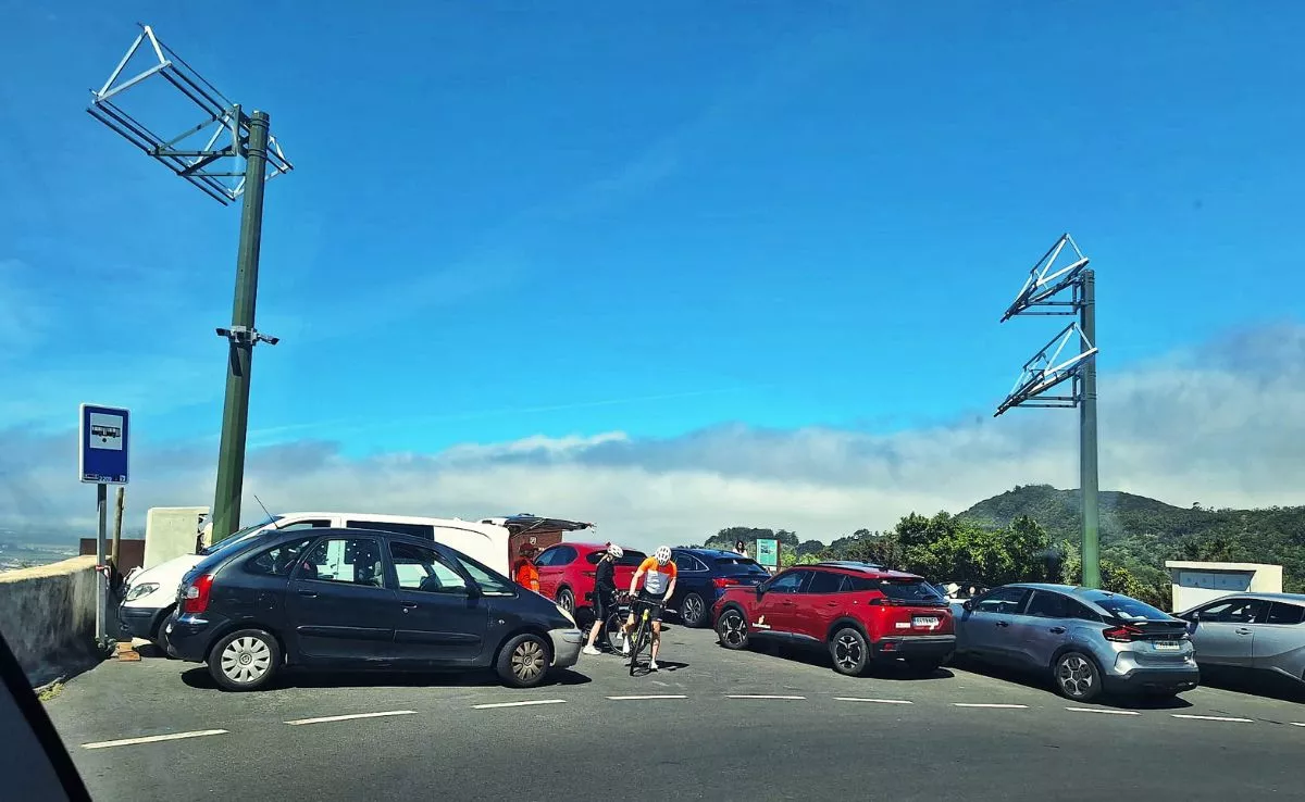 Mirador de Anaga donde se han instalado postes fotovoltaicos y cámaras de videovigilancia.|CEDIDA
