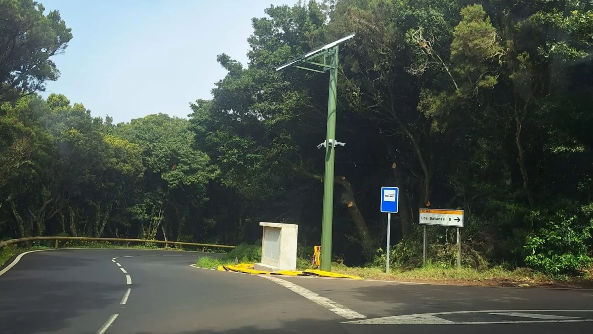 Poste en el acceso a Anaga|CEDIDA