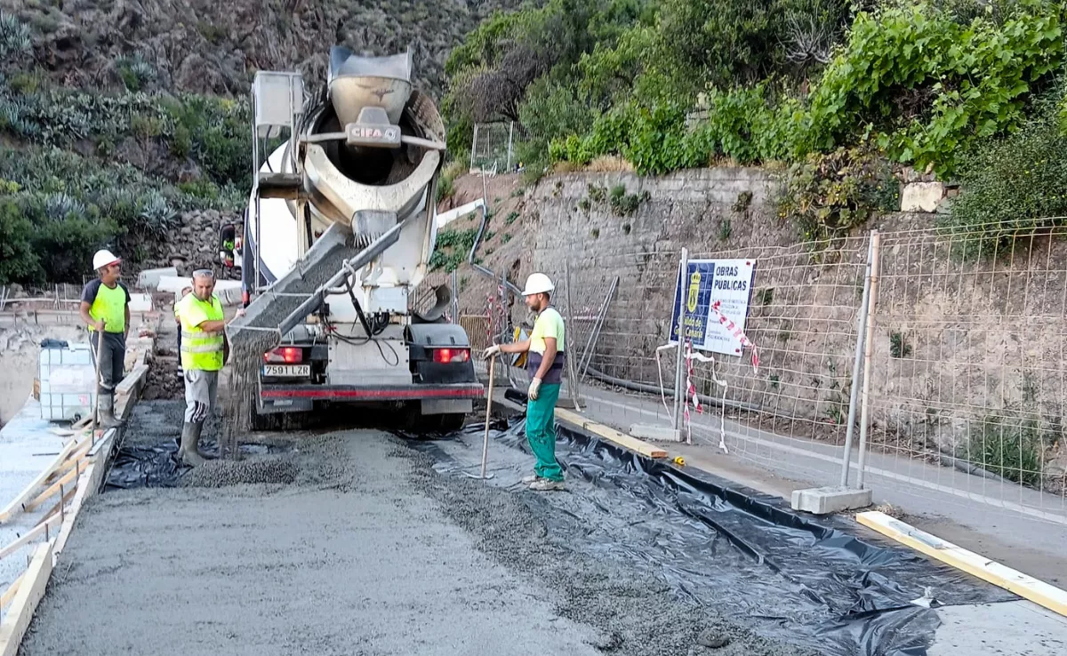 Obras de emergencia en la GC-608, La Culata / CABILDO DE GRAN CANARIA
