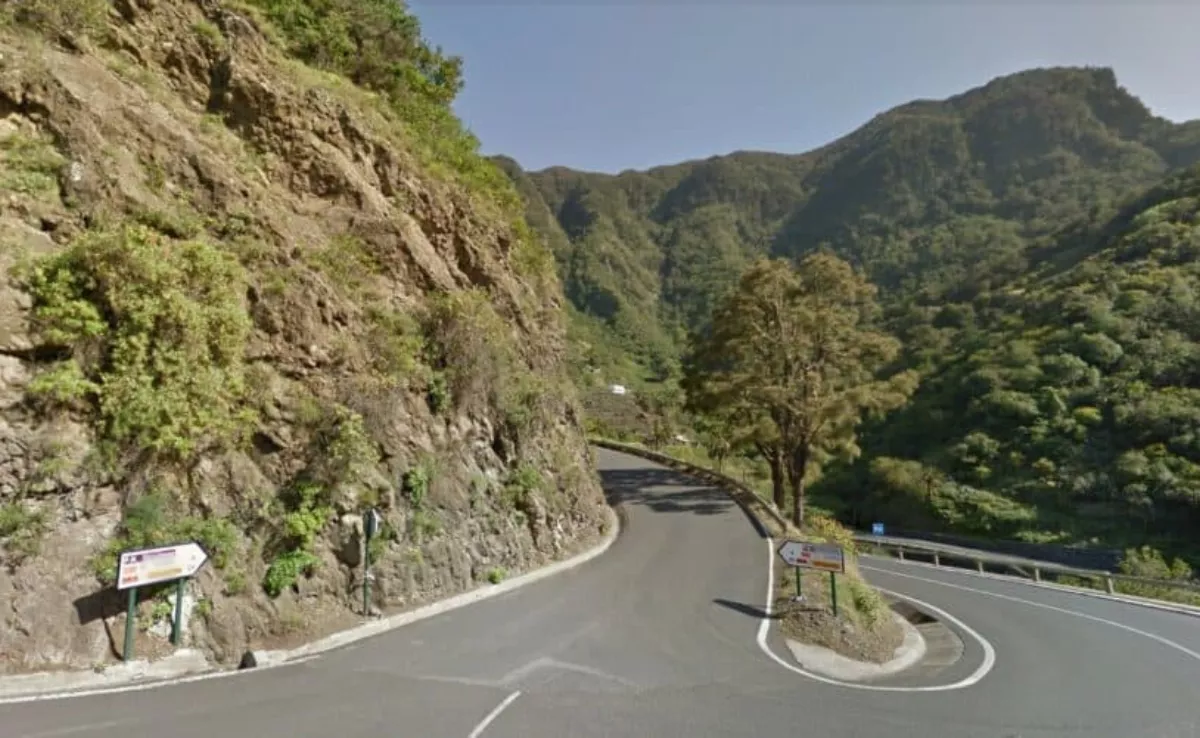 La carretera de El Rejo, en La Gomera, ha reabierto al tráfico tras los daños por la borrasca Therese / CABILDO DE LA GOMERA
