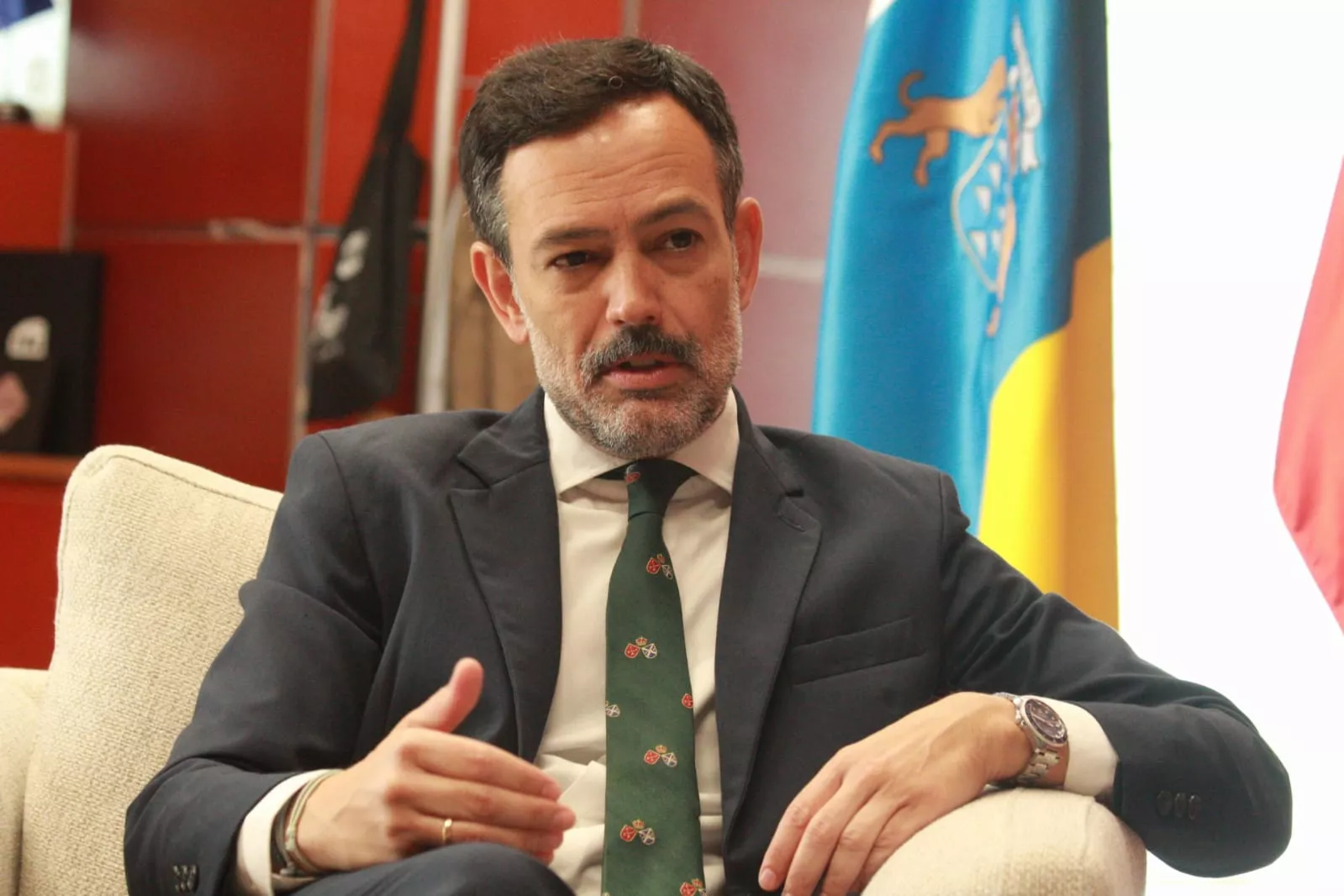 El vicepresidente del Cabildo de Tenerife, Lope Afonso. / ÁLVARO OLIVER-AH