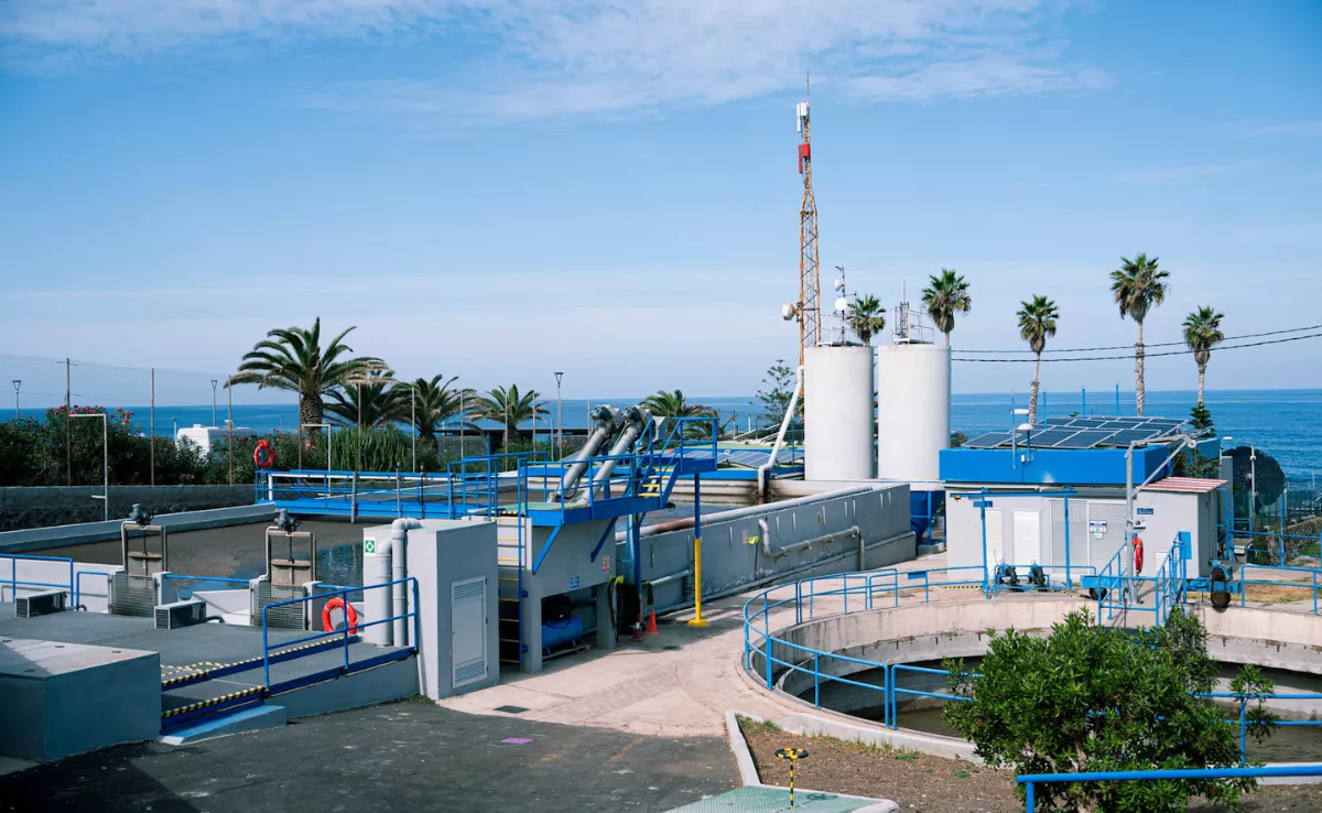 Estación depuradora de Punta del Hidalgo / AYUNTAMIENTO DE LA LAGUNA