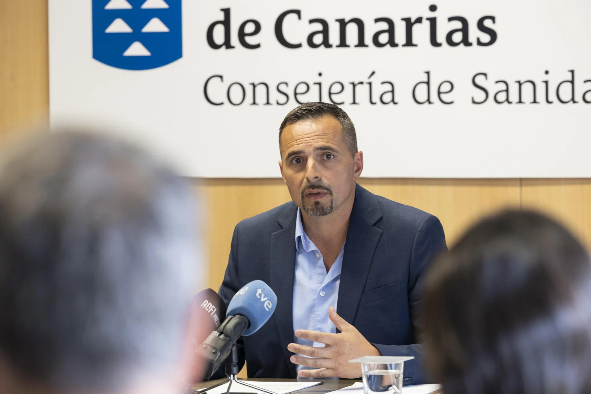 El director del Servicio Canario de la Salud, Adasat Goya. EFE/Quique Curbelo