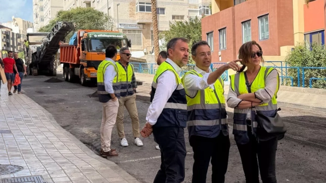 Imagen de una de las calles asfaltadas / AYUNTAMIENTO DE SANTA CRUZ DE TENERIFE Imagen de una de las calles asfaltadas / AYUNTAMIENTO DE SANTA CRUZ DE TENERIFE