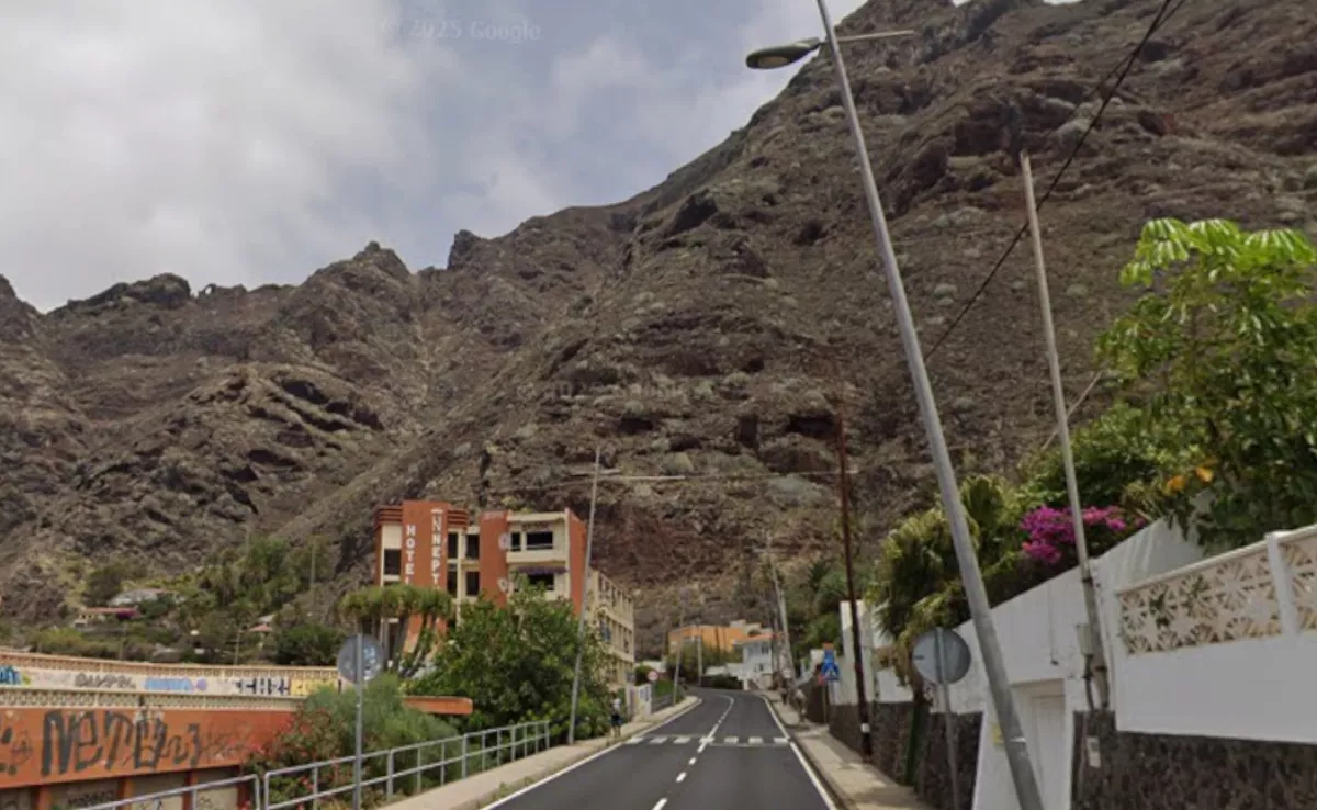 Imagen de la carretera TF-13 en Bajamar. / GOOGLE 