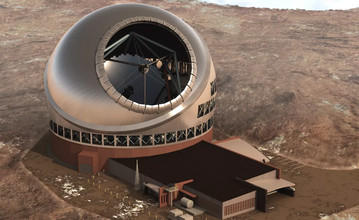Imagen de cómo se verá el TMT / TMT OBSERVATORY CORPORATION