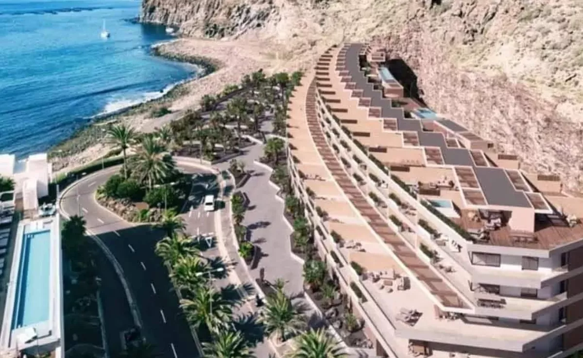 Infografía del proyecto de The Cliff en Arona. / PROYECTO