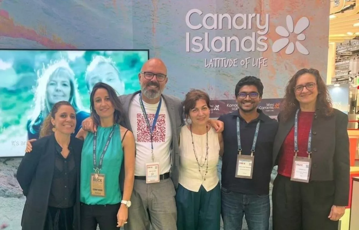 Parte del equipo del Gran Canaria Convention Bureau junto a otros técnicos de Canarias. CEDIDA
