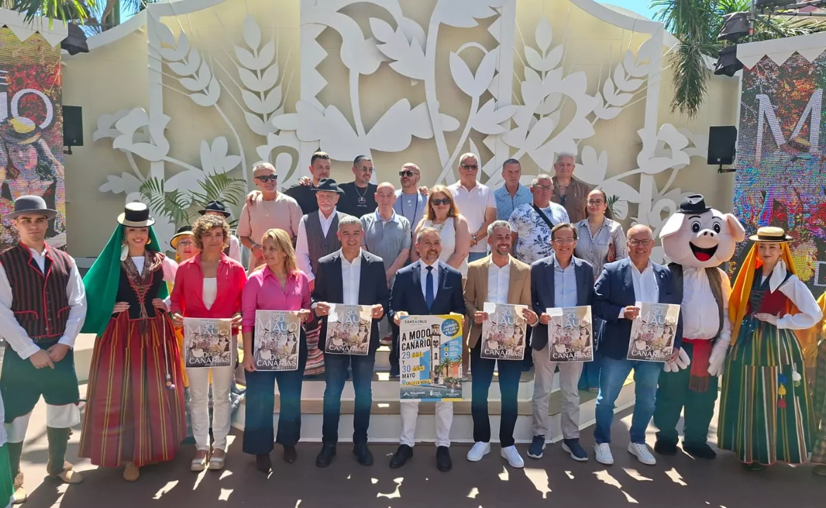 Presentación del Día de Canarias en Santa Cruz de Tenerife./ AH