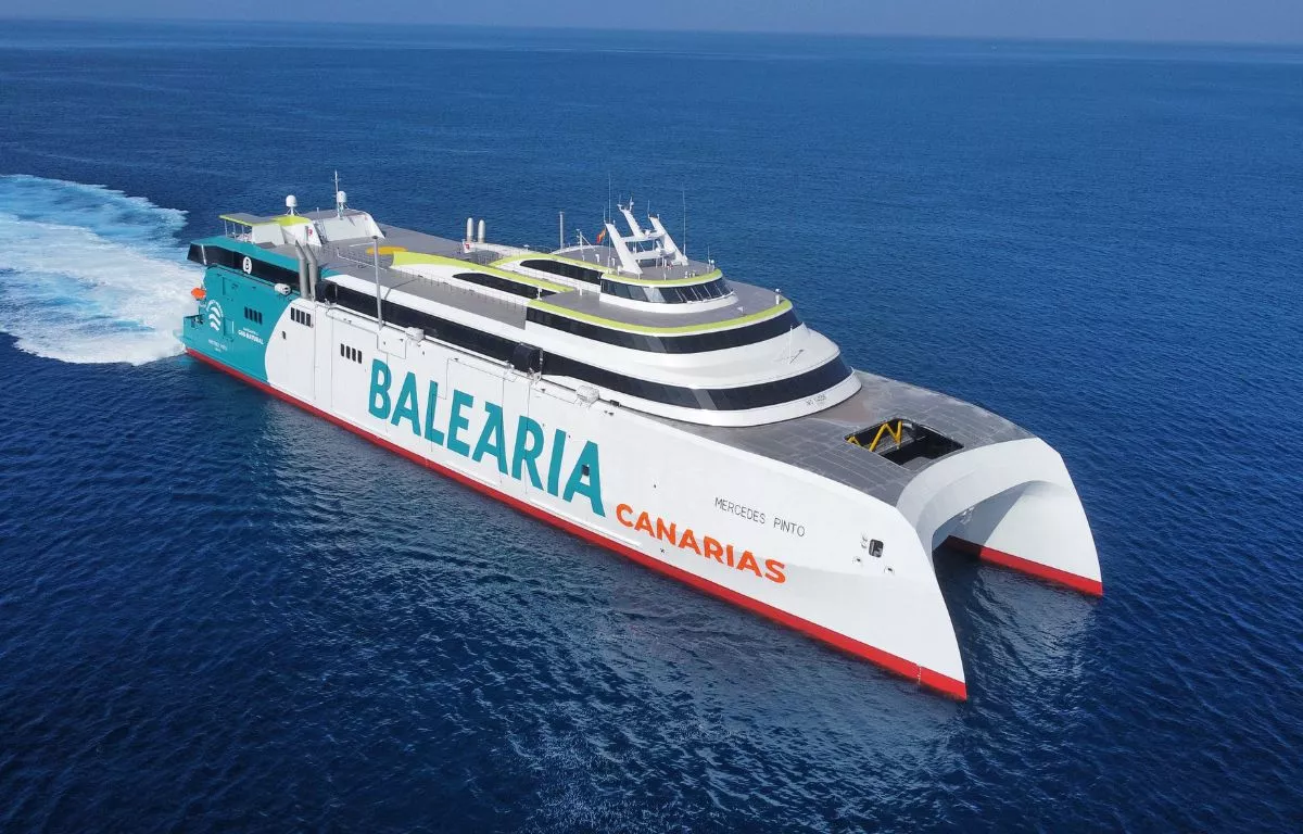 El fast ferry de Baleària 'Mercedes Pinto'. AH
