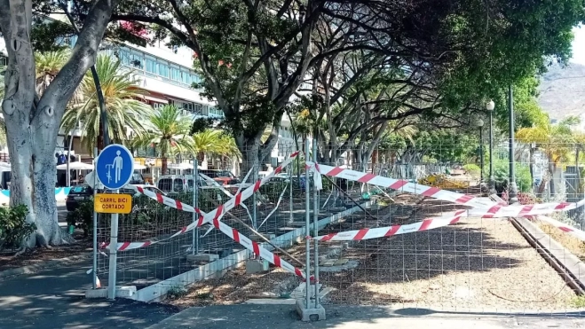 Obras en la avenida de Anaga|AH Obras en la avenida de Anaga|AH