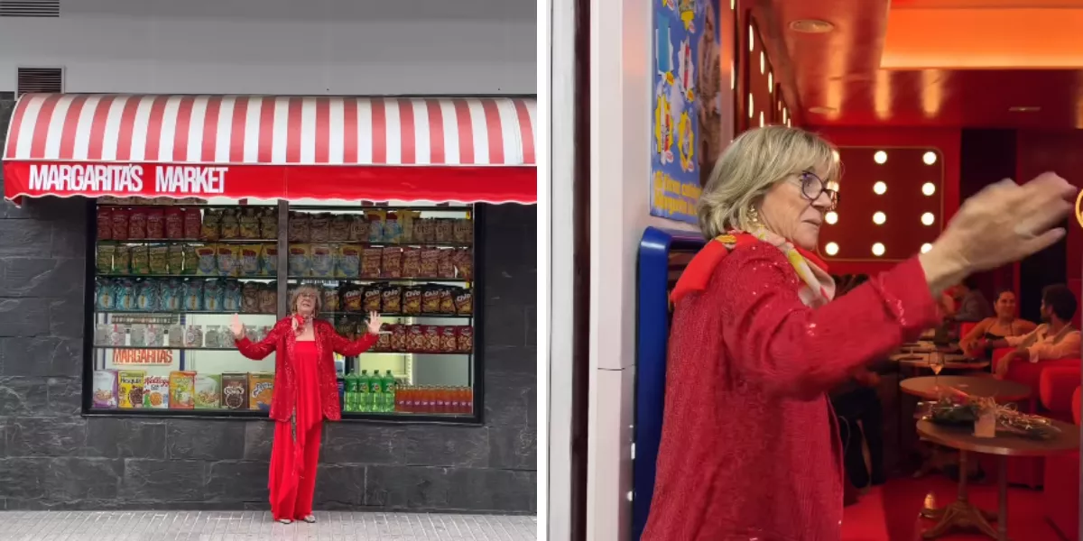 Imagen del supermercado de Las Palmas de Gran Canaria que esconde un pub en su interior / MARGARITAS MARKET