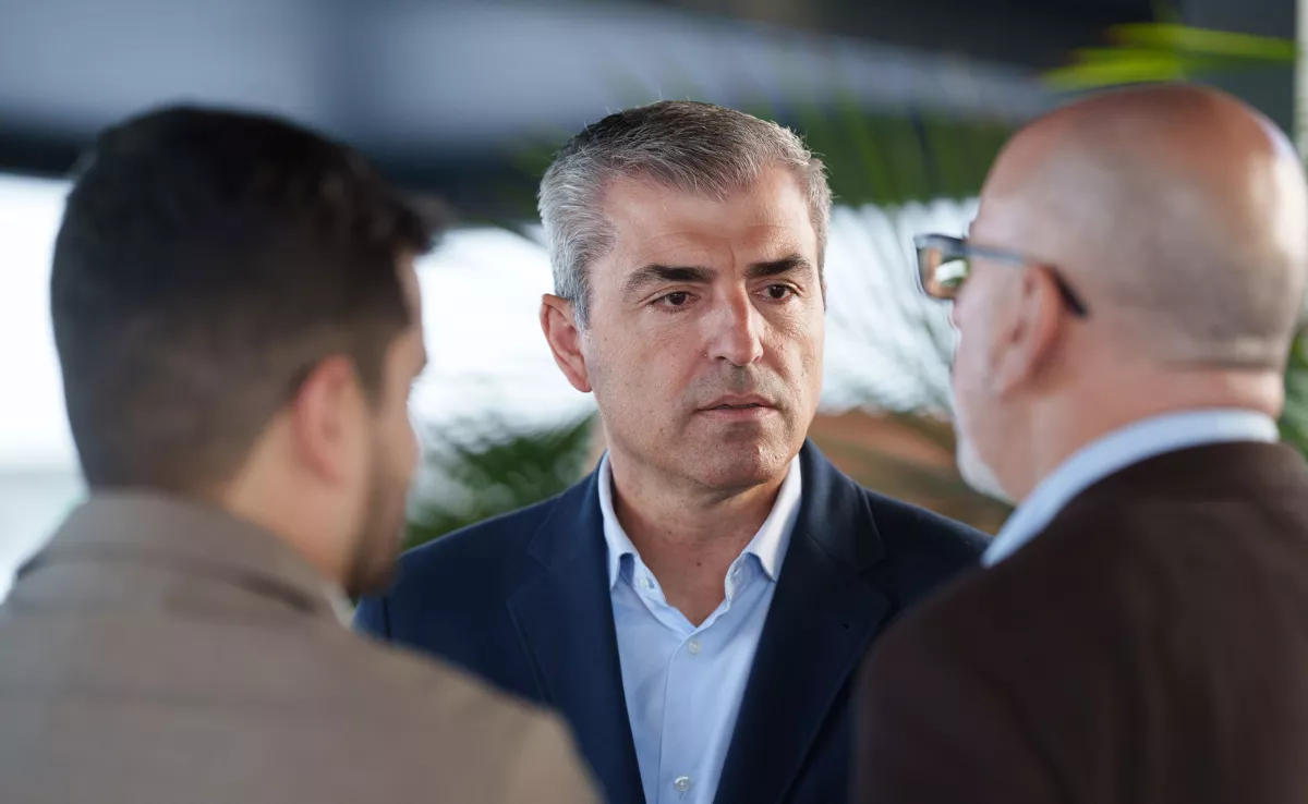 El vicepresidente del Gobierno de Canarias y consejero de Economía, Industria, Comercio y Autónomos, Manuel Domínguez / RAMÓN DE LA ROCHA - EFE