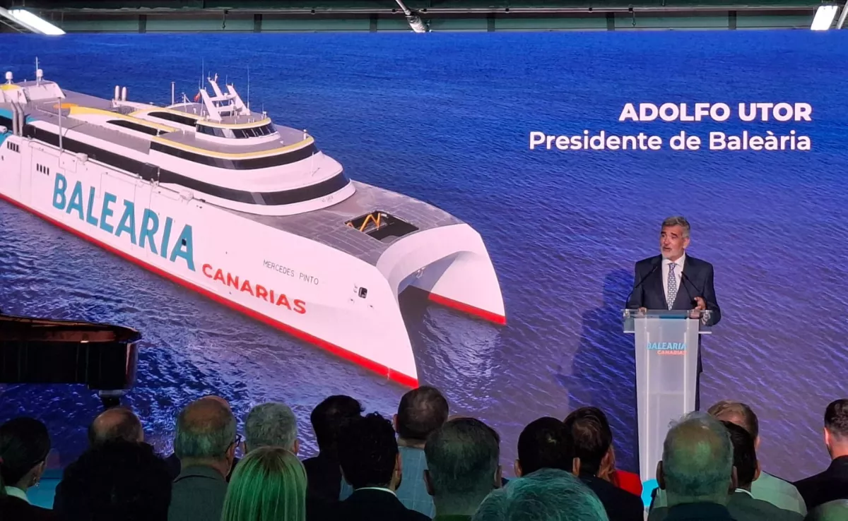 El presidente de Baleària, Adolfo Utor. / ATLÁNTICO HOY - ÁLVARO OLIVER GONZÁLEZ 