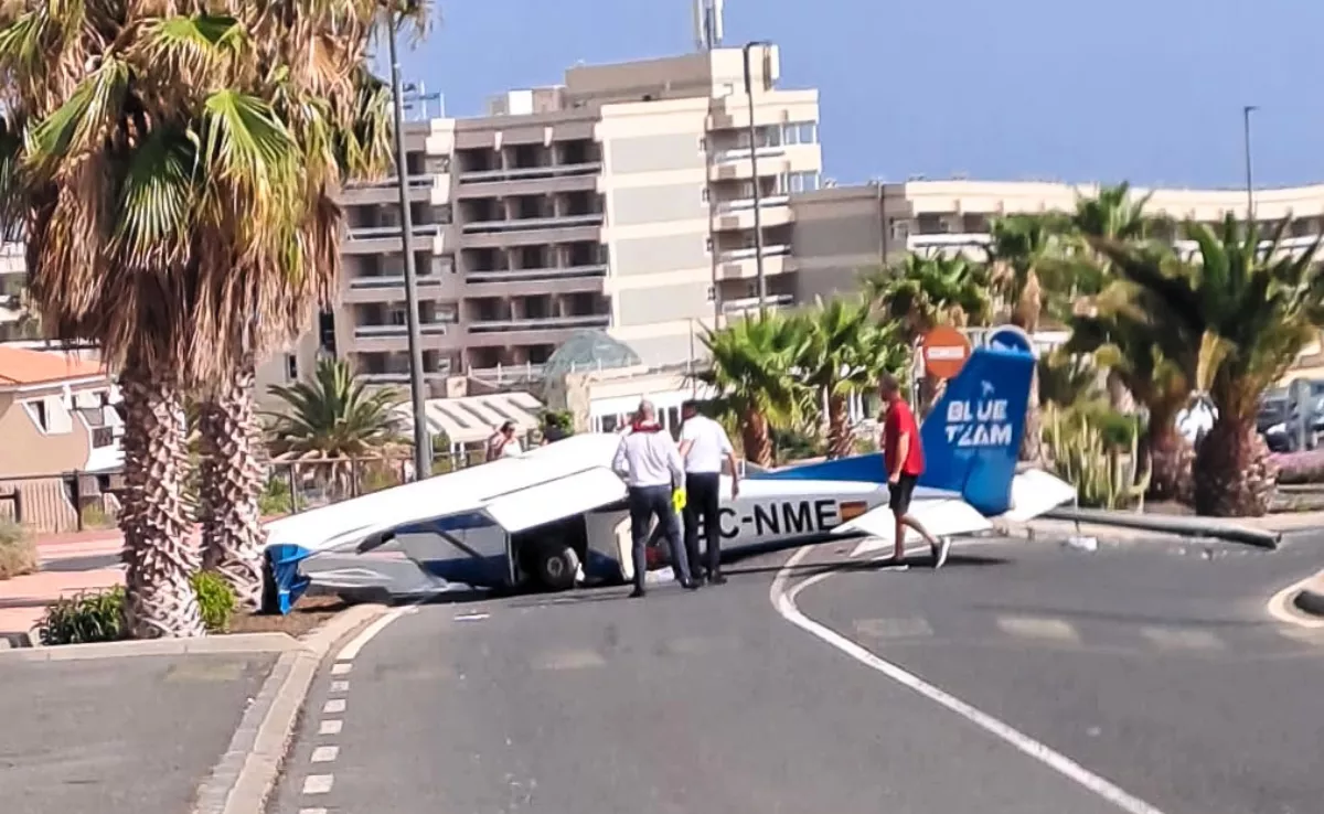 La avioneta perdió altura y se vio obligada a aterrizar de emergencia / AH