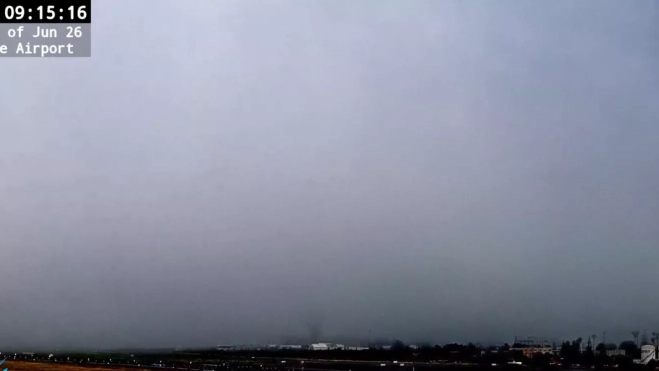 Niebla en el aeropuerto de Tenerife Norte. / CANARIASLIFE