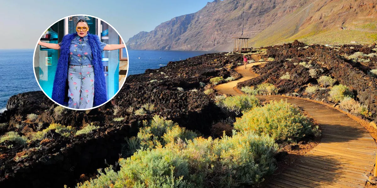 Imagen de El Hierro y Candela Peña / MONTAJE AH 