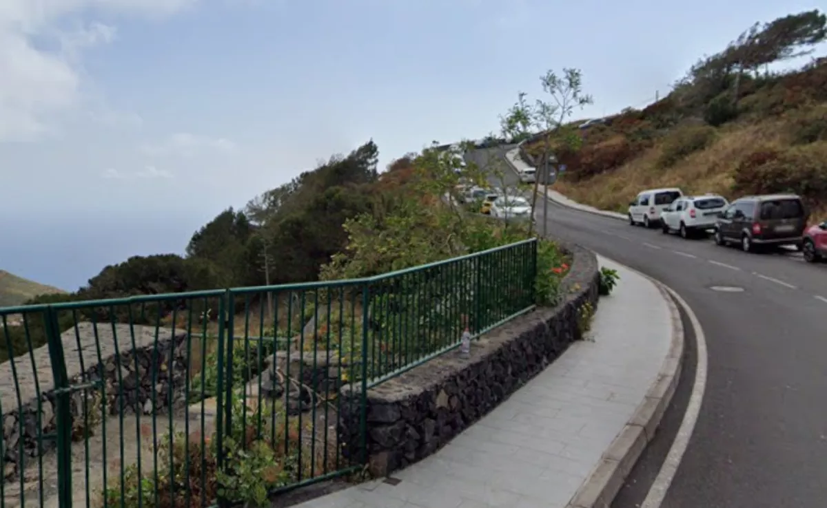Lugar donde perdió la vida la joven Lía Dorta, en Valverde, actualmente cerrado. / GOOGLE