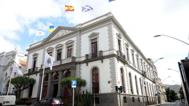 Imagen del exterior del Ayuntamiento de Santa Cruz / AYUNTAMIENTO DE SANTA CRUZ DE TENERIFE Imagen del exterior del Ayuntamiento de Santa Cruz / AYUNTAMIENTO DE SANTA CRUZ DE TENERIFE