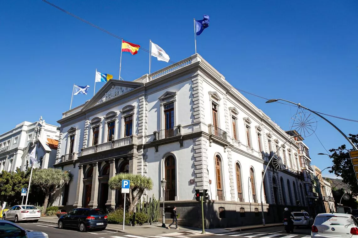 Exterior del ayuntamiento de Santa Cruz de Tenerife. / AYUNTAMIENTO DE SANTA CRUZ DE TENERIFE