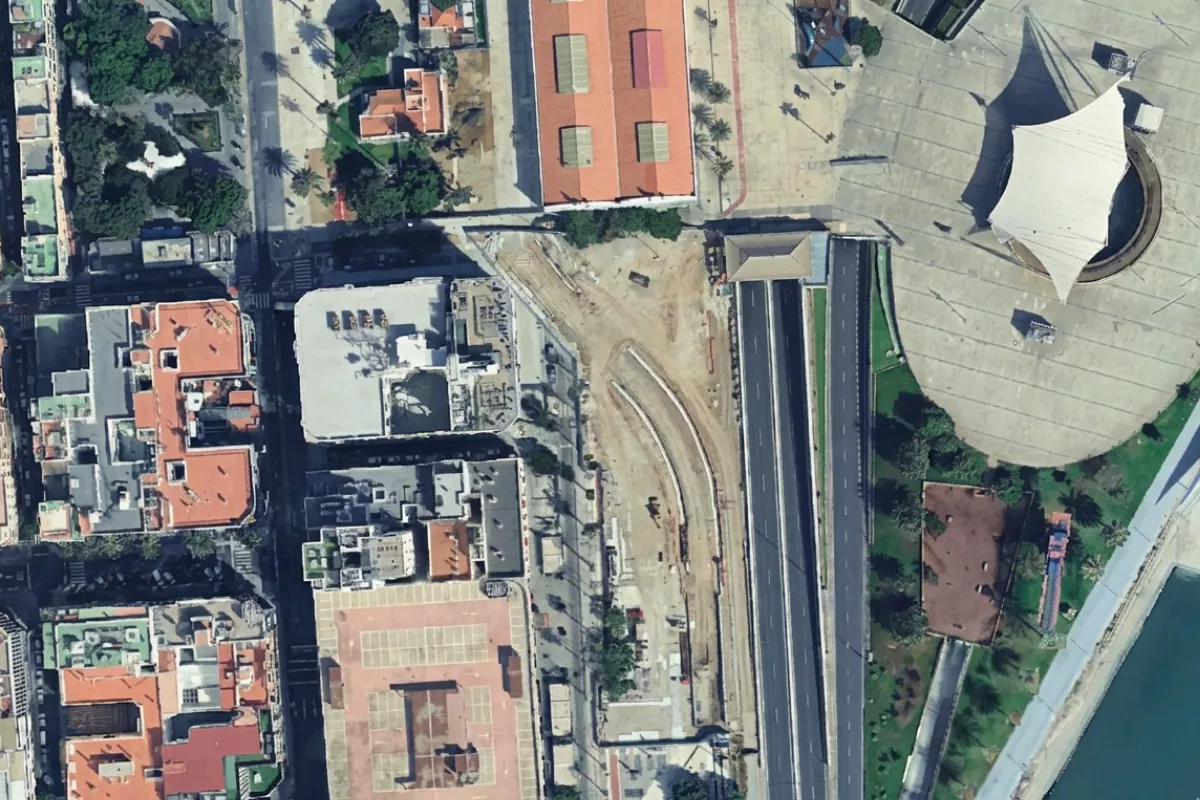 Vista aérea del acceso a la GC-1. / AYUNTAMIENTO DE LAS PALMAS DE GRAN CANARIA