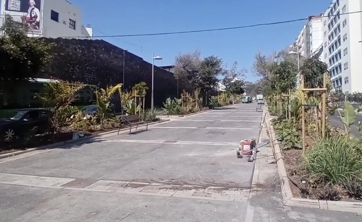 Tramo de La Rambla que ha sido sometido a remodelación|AH