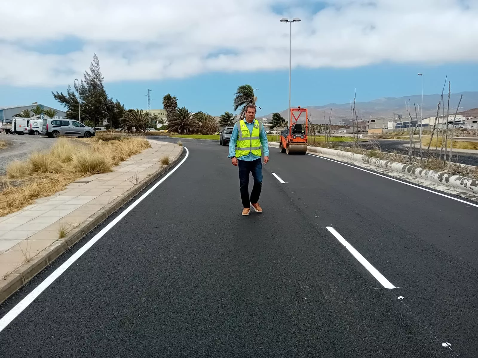El concejal de de Vías y Obras de Telde, Iván Sánchez. CEDIDA