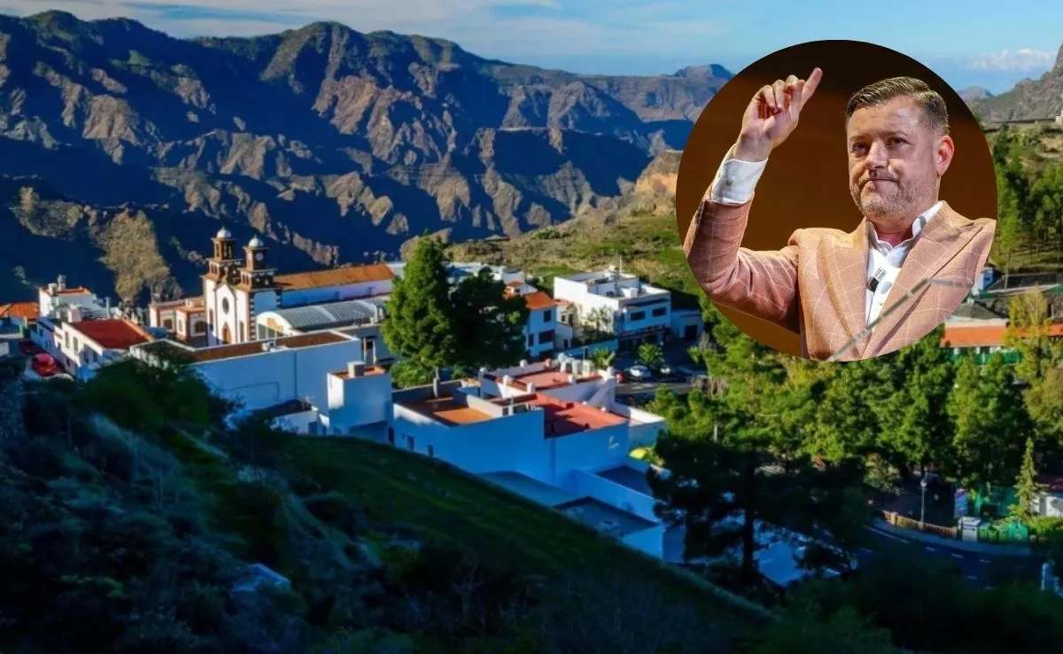 El municipio de Artenara y Teodoro Sosa, líder de Primero Canarias, Teodoro Sosa. AH
