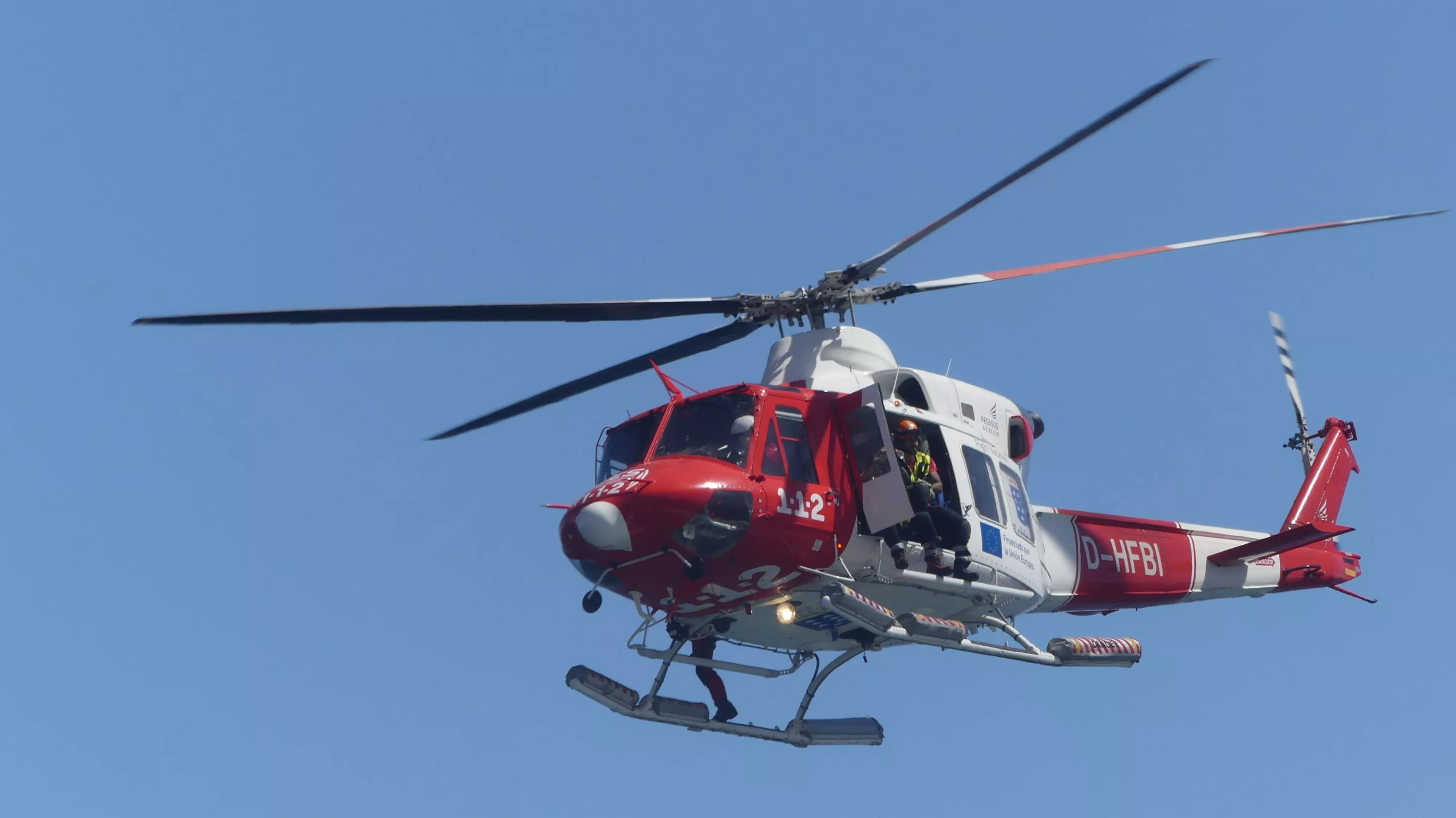 Helicóptero de rescate. / GOBIERNO DE CANARIAS