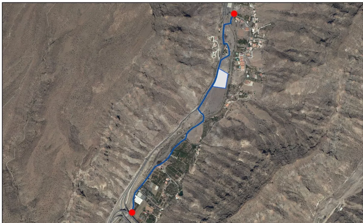 Mapa de la zona donde se proyecta la futura subestación eléctrica de Mogán / BOC