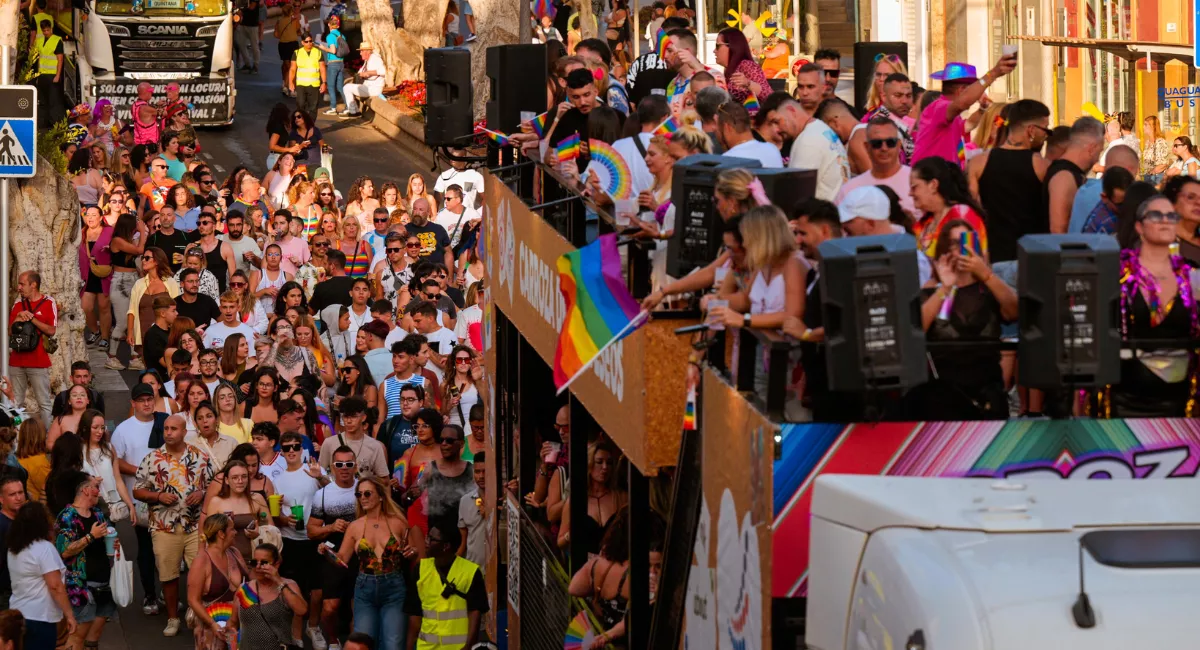 Imagen de la cabalgata del Gáldar Pride / AYUNTAMIENTO DE GÁLDAR