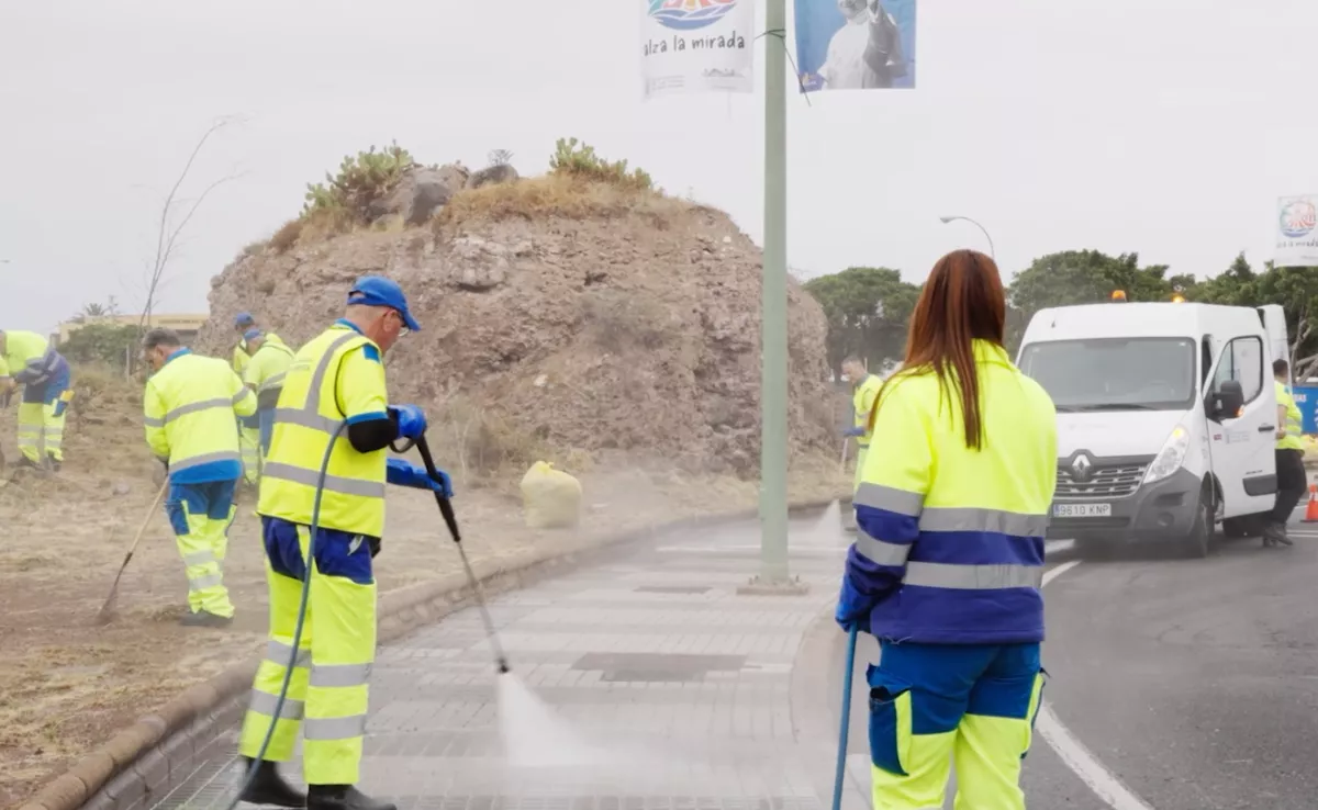 Trabajadores del Servicio Municipal de Limpieza / AYUNTAMIENTO DE LAS PALMAS
