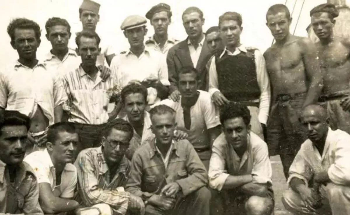 Presos políticos canarios durante el franquismo./ ARCHIVO