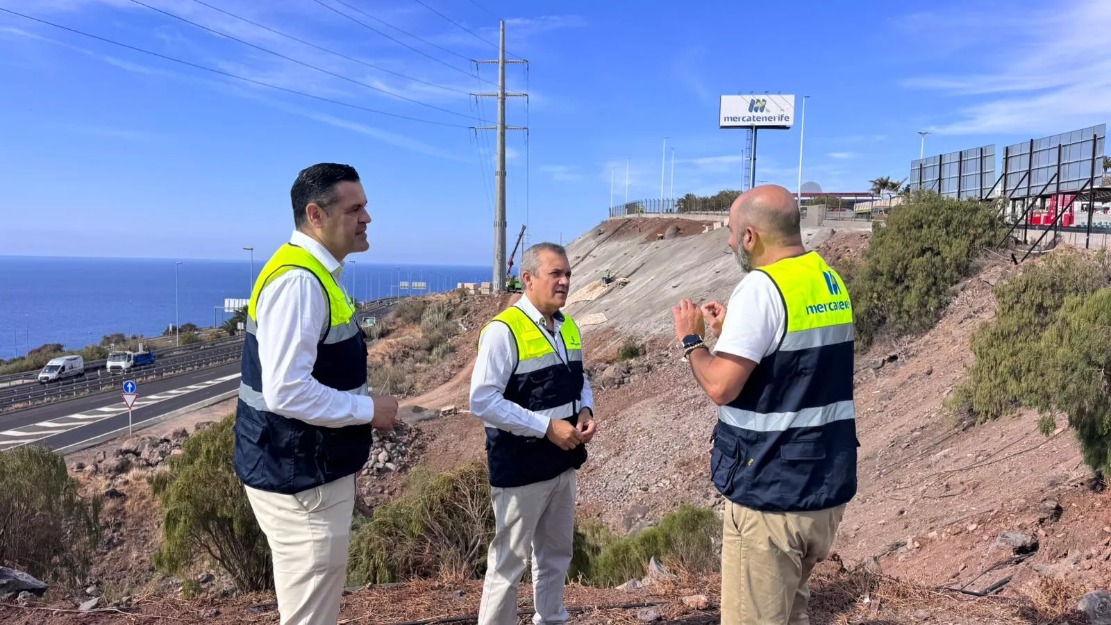 Visita  a las obras de Mercatenerife. AH