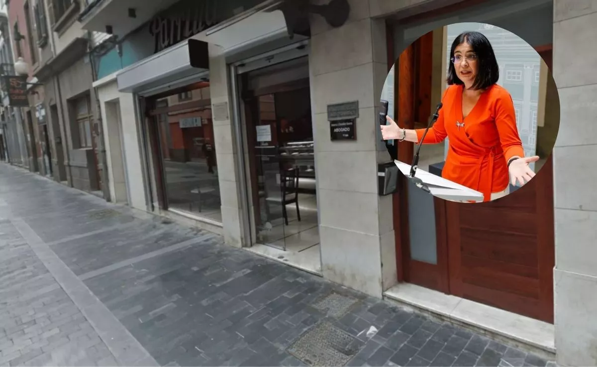 La dulcería Parrilla y la alcaldesa de Las Palmas de Gran Canaria, Carolina Darias. AH