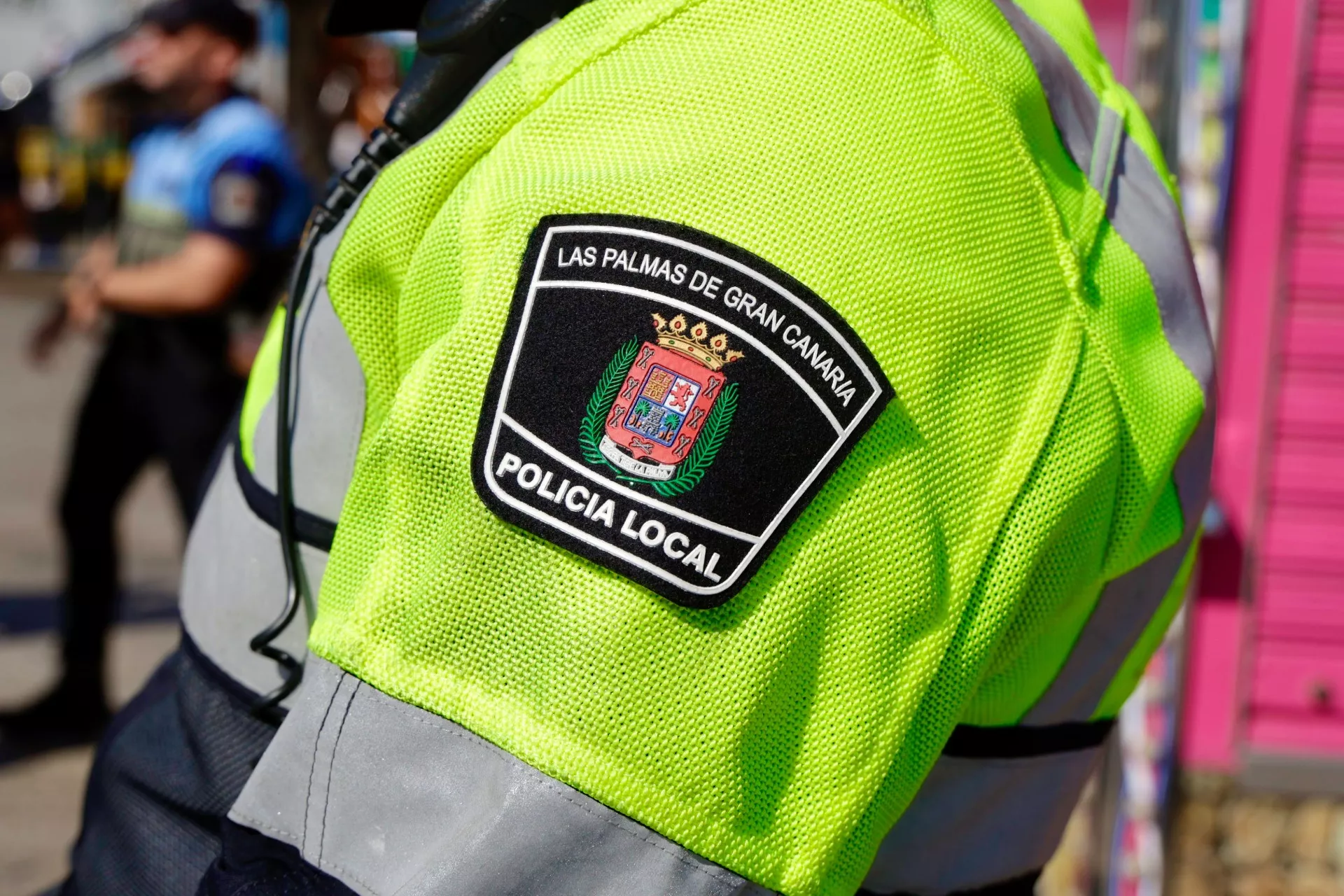Un agente de Policía Local de Las Palmas de Gran Canaria. AH