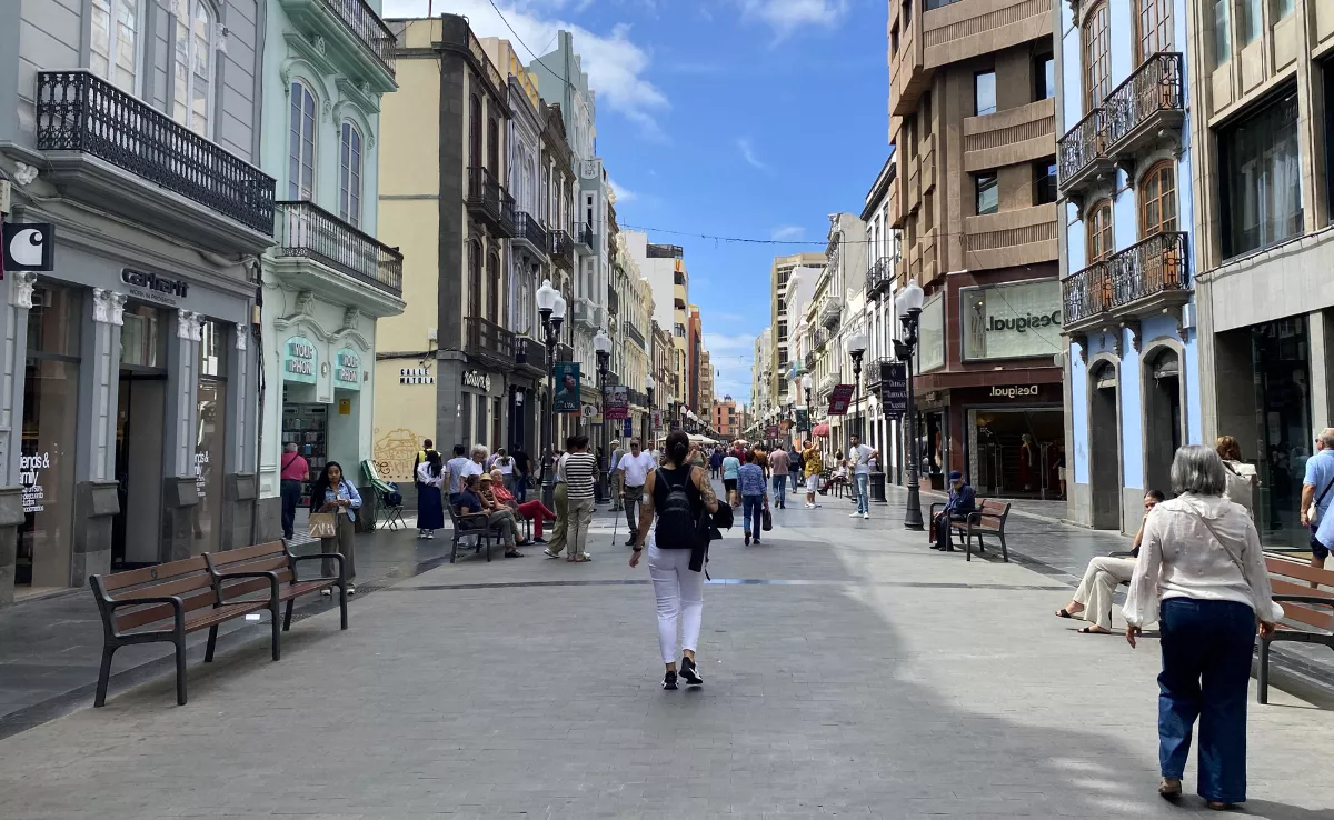 Zona comercial abierta de Triana / ARIADNA MARTÍNEZ - ATLÁNTICO HOY