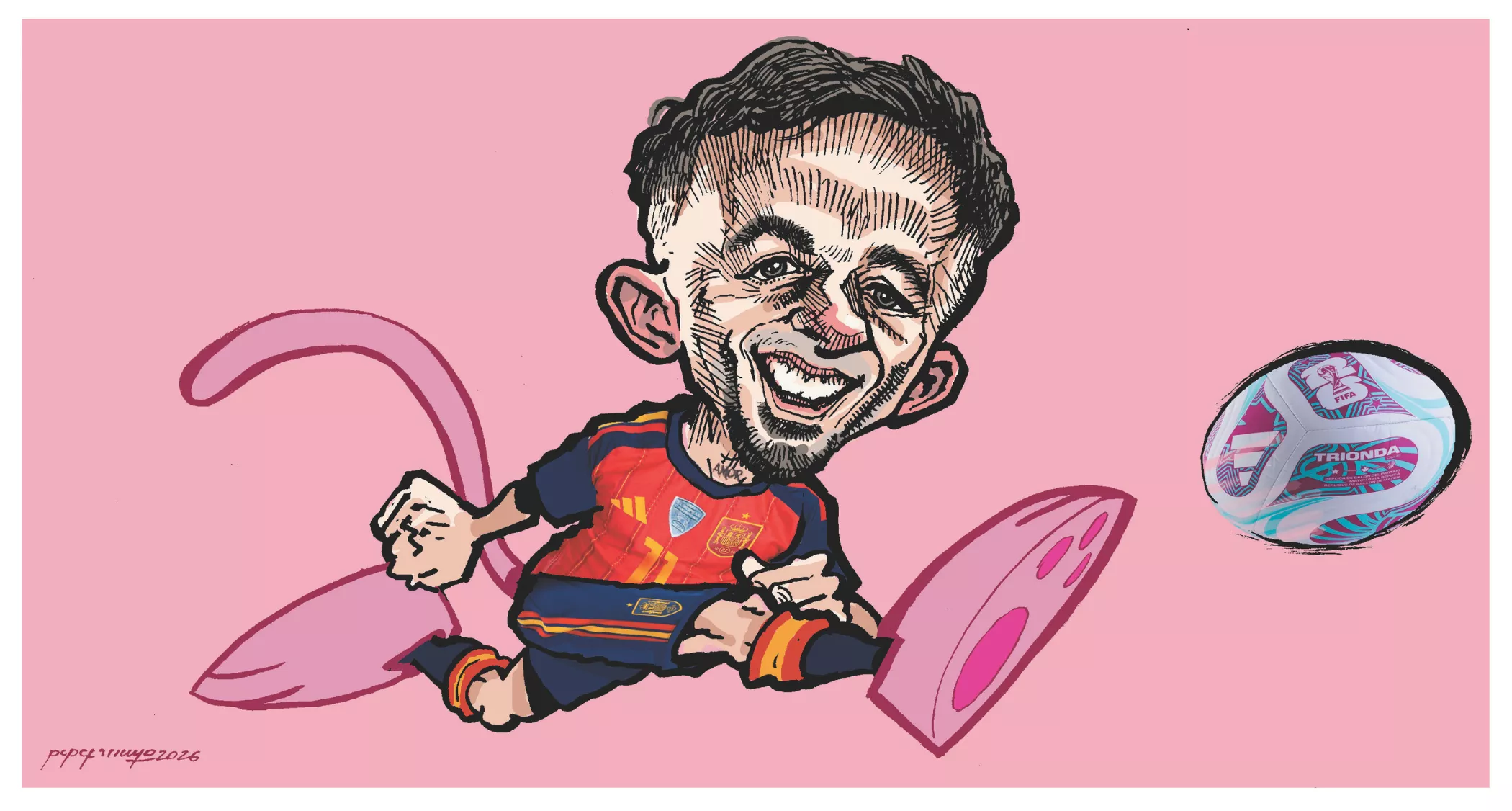 Yéremi Pino, por Farruqo. 