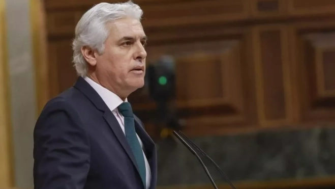 Carlos Sánchez, durante una intervención en el Congreso de los Diputados. / AH Carlos Sánchez, durante una intervención en el Congreso de los Diputados. / AH