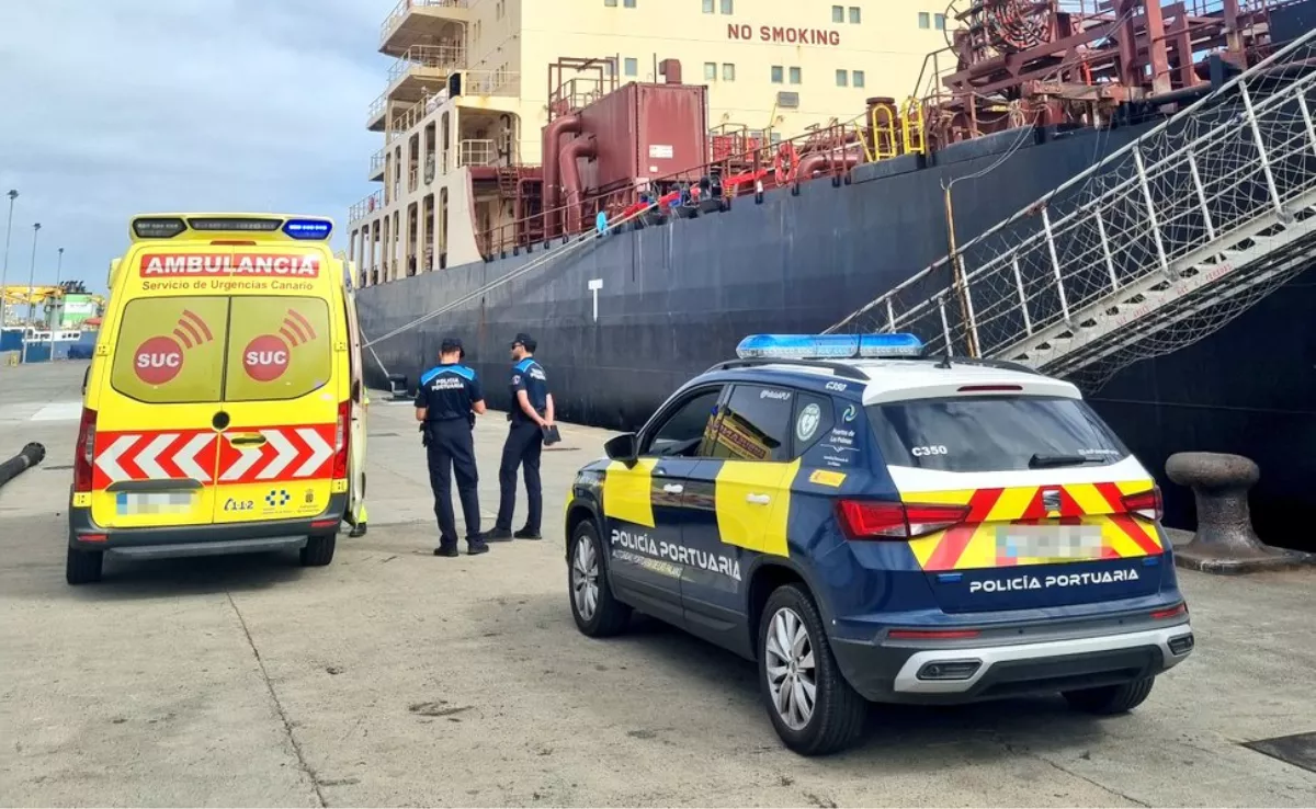 Imagen de agentes de la Policía Portuaria / POLICÍA PORTUARIA
