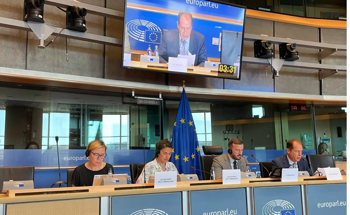 José Manuel Sanabria, viceconsejero de Turismo del Gobierno de Canarias en el Europarlamento |CEDIDA