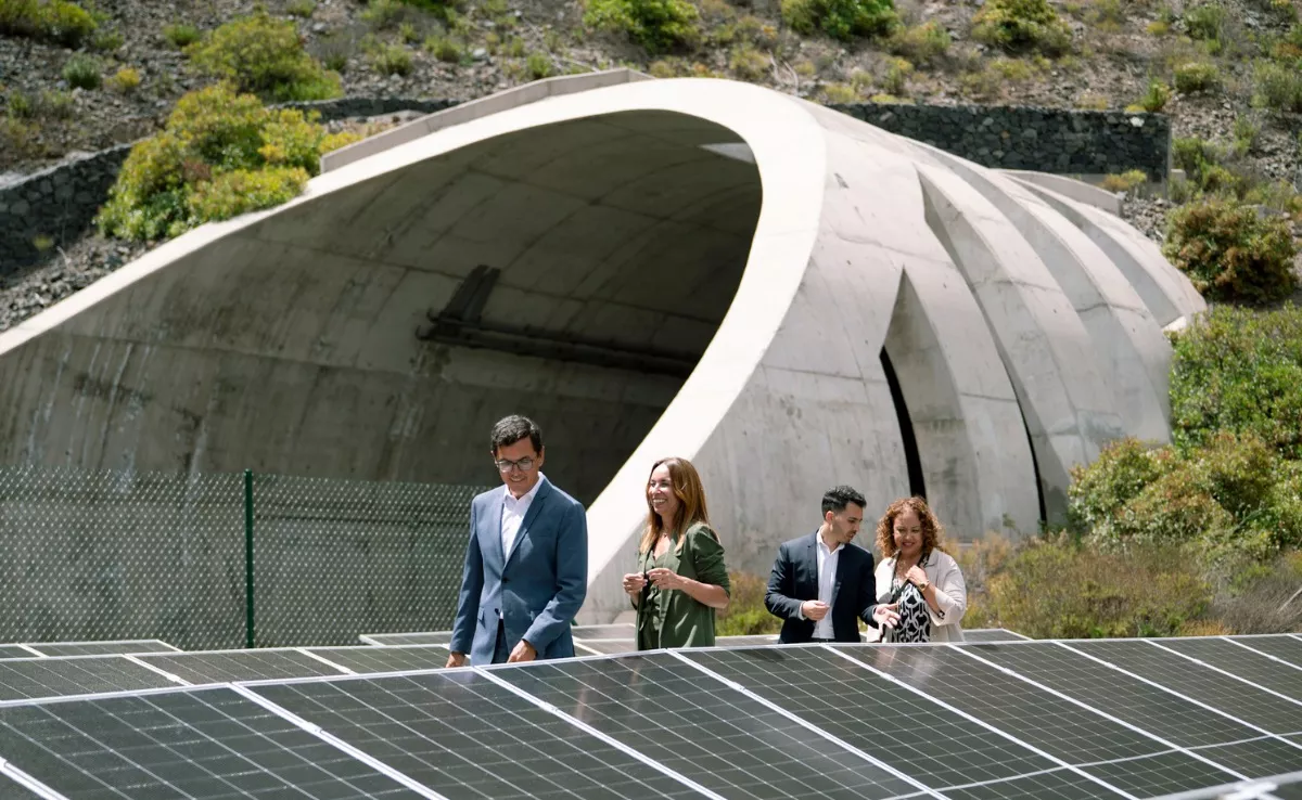 Túnel de El Bicho visitado por el Pablo Rodríguez, consejero de Obras Públicas del Ejecutivo autonómico |CEDIDA