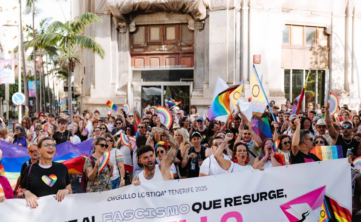 Manifestación LGBTIQA* de Tenerife 2025 en Santa Cruz de Tenerife / FIORELLA LICANDRO 