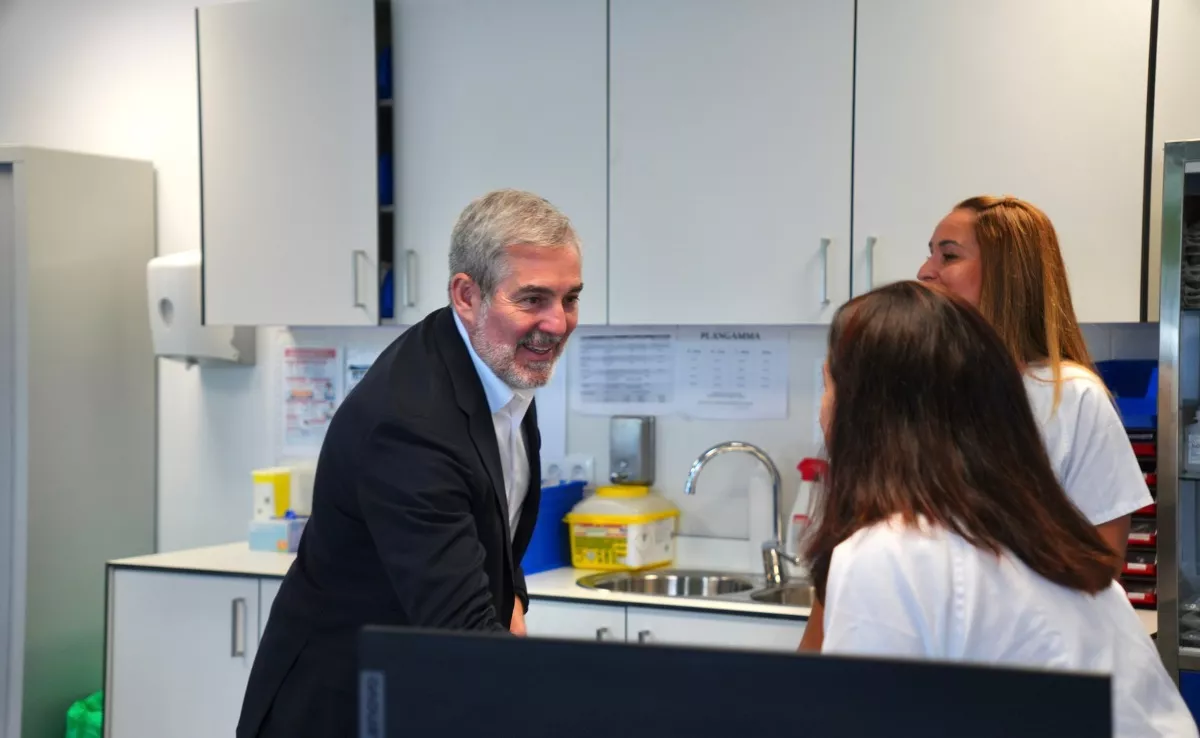 Visita de Fernando Clavijo al hospital del Sur |ACFI