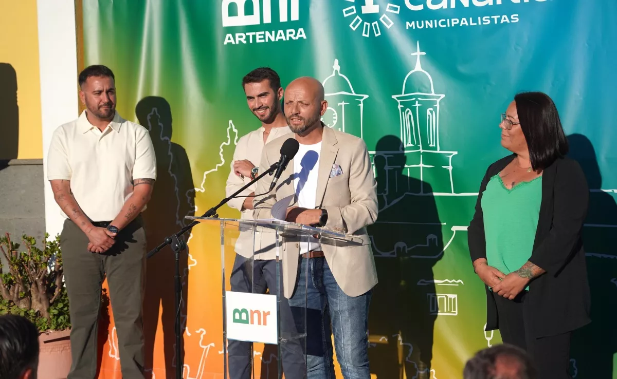 Acto de inauguración de la nueva sede de Municipalistas Primero Canarias en Artenara|CEDIDA