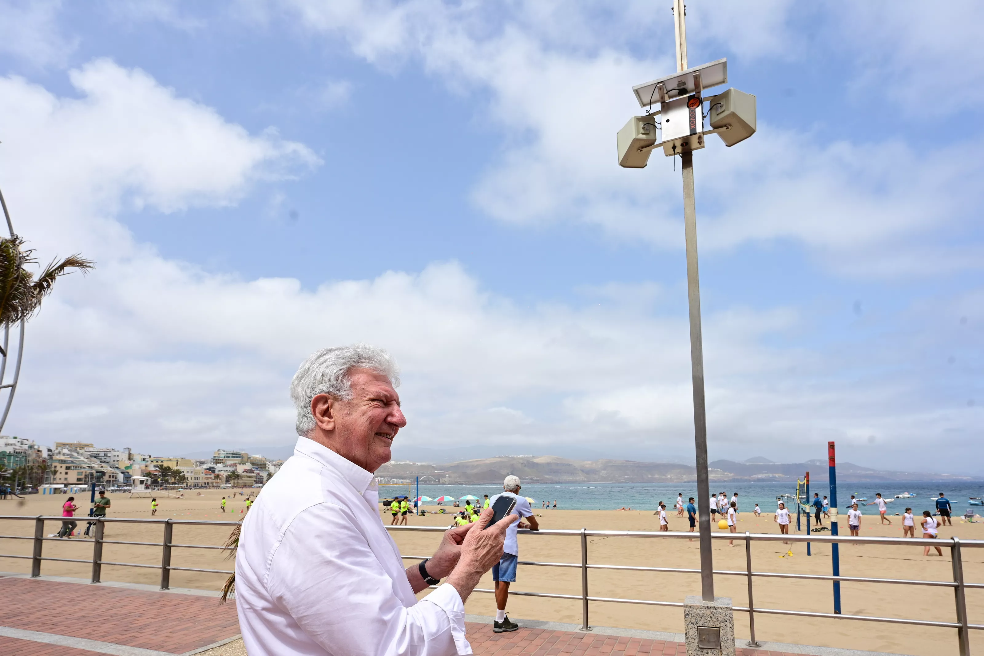 Nuevo Sistema de Megafonía en la zona de La Puntilla. AYUNTAMIENTO LPA