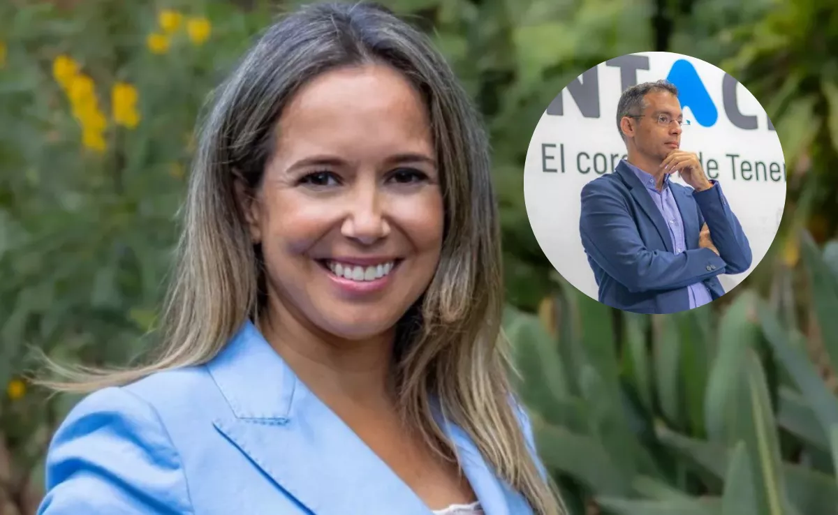 Carmen Pérez junto a Carlos Tarife. / AH